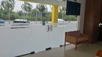 Interior entrance