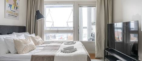 1 غرفة نوم ومكواة/لوح كي وسرير سفر وواي فاي