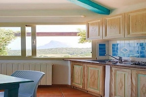 Fridge, stovetop, coffee/tea maker