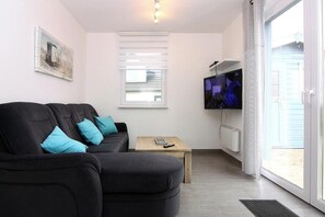 Smart TV, fireplace - Ferienhaus de Poeler Drift, Zierow (Zierow)