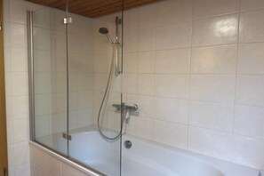 Shower, hair dryer