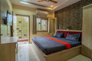 Super Delux Room with Balcony | View from room - Majestic Hotel and Restro (Udaipur)