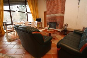 Smart TV, fireplace - Ferienwohnung im Haus Schiefertal, Wieda (Wieda)