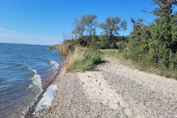 Tæt på stranden