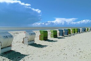 Vlak bij het strand
