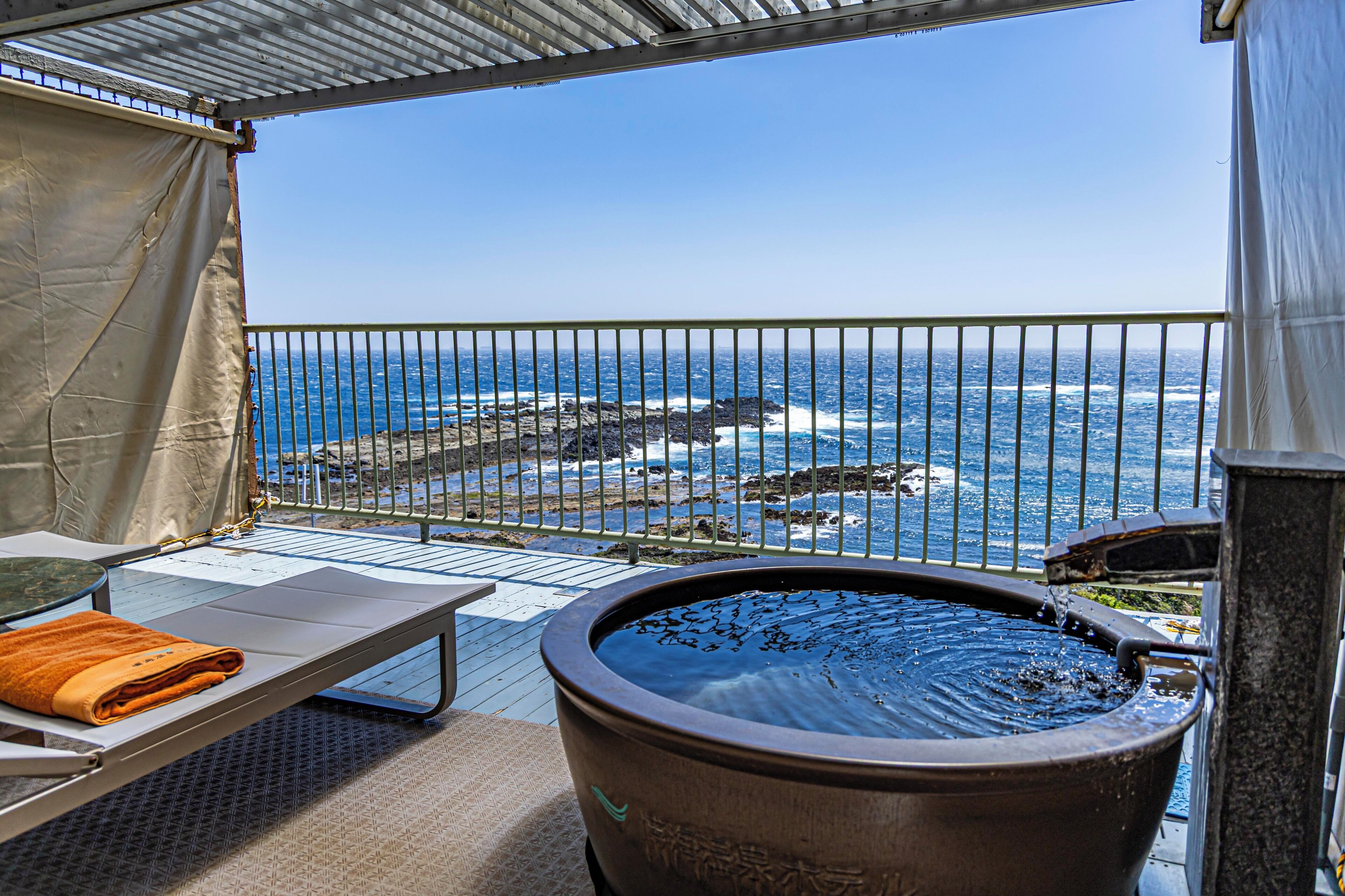 Premium kamer, niet-roken (302,Private Terrace and open-air bath) | Verduisterende gordijnen, gratis wifi, beddengoed