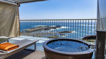 Premium kamer, niet-roken (302,Private Terrace and open-air bath) | Verduisterende gordijnen, gratis wifi, beddengoed