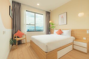 豪華公寓, 3 間臥室, 廚房 | 書桌、手提電腦工作空間、免費 Wi-Fi、床單