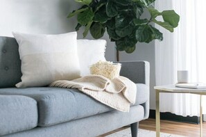 Fireplace - The Dwelling Apt 1 | Rooftop Terrace w/ Kitchen + Fire Pit! (Millersburg)