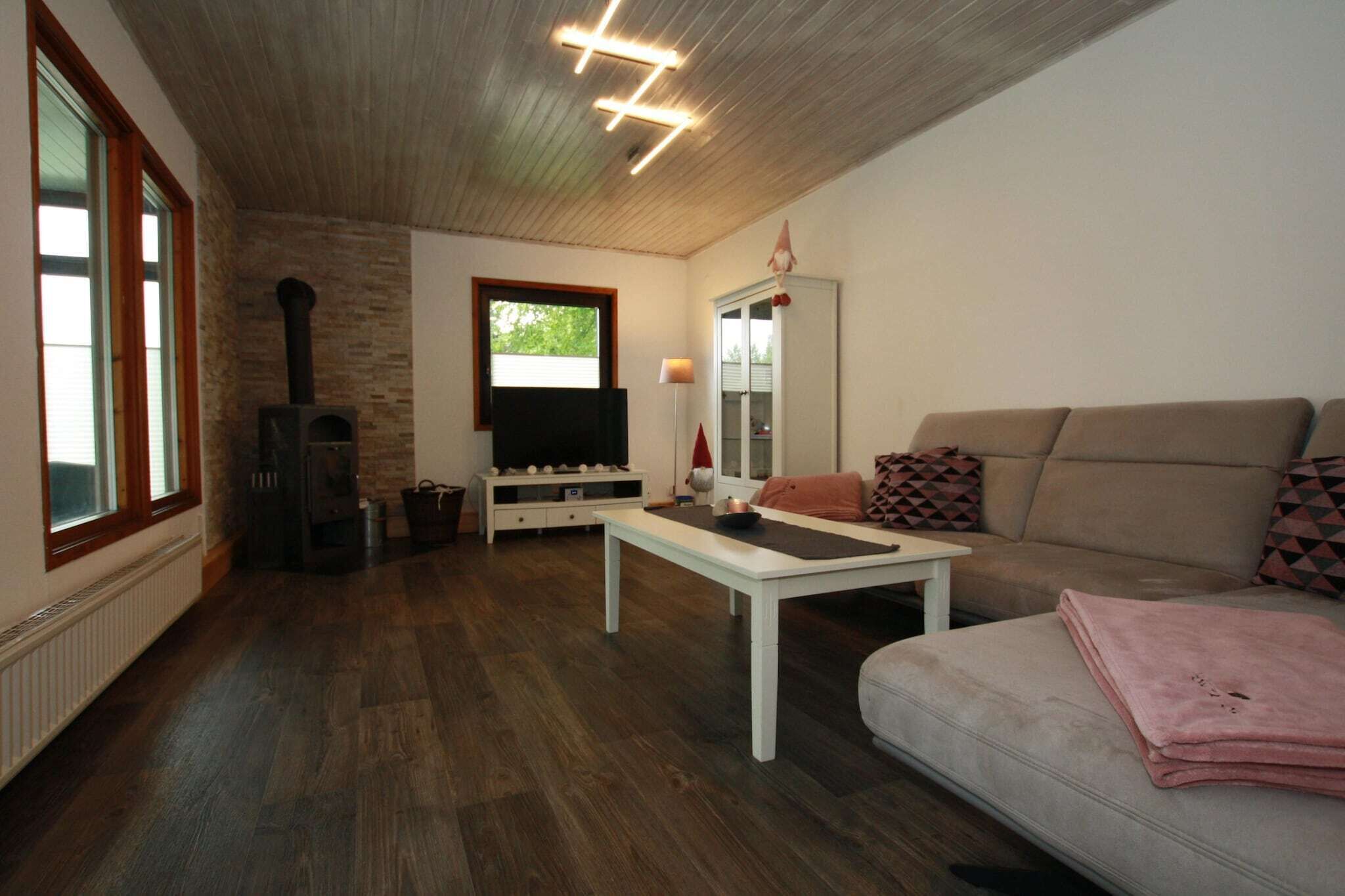 TV connectée, cheminée