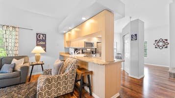 Smart TV, DVD player, books