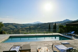 Una piscina riscaldata