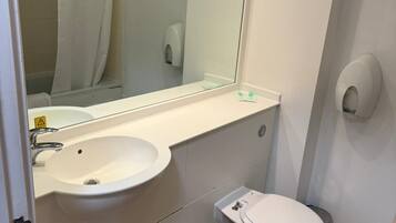 Panoramic Twin Room | Bathroom | Combined shower/tub, towels, soap, shampoo