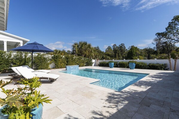 A heated pool - Sandcastle #1 | Gulf View Coastal Haven | Pool | Pet Friendly | Walk to Beach (Panama City Beach)