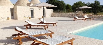 Trulli Fortunato heated swimming pool