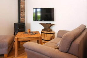 TV connectée, cheminée