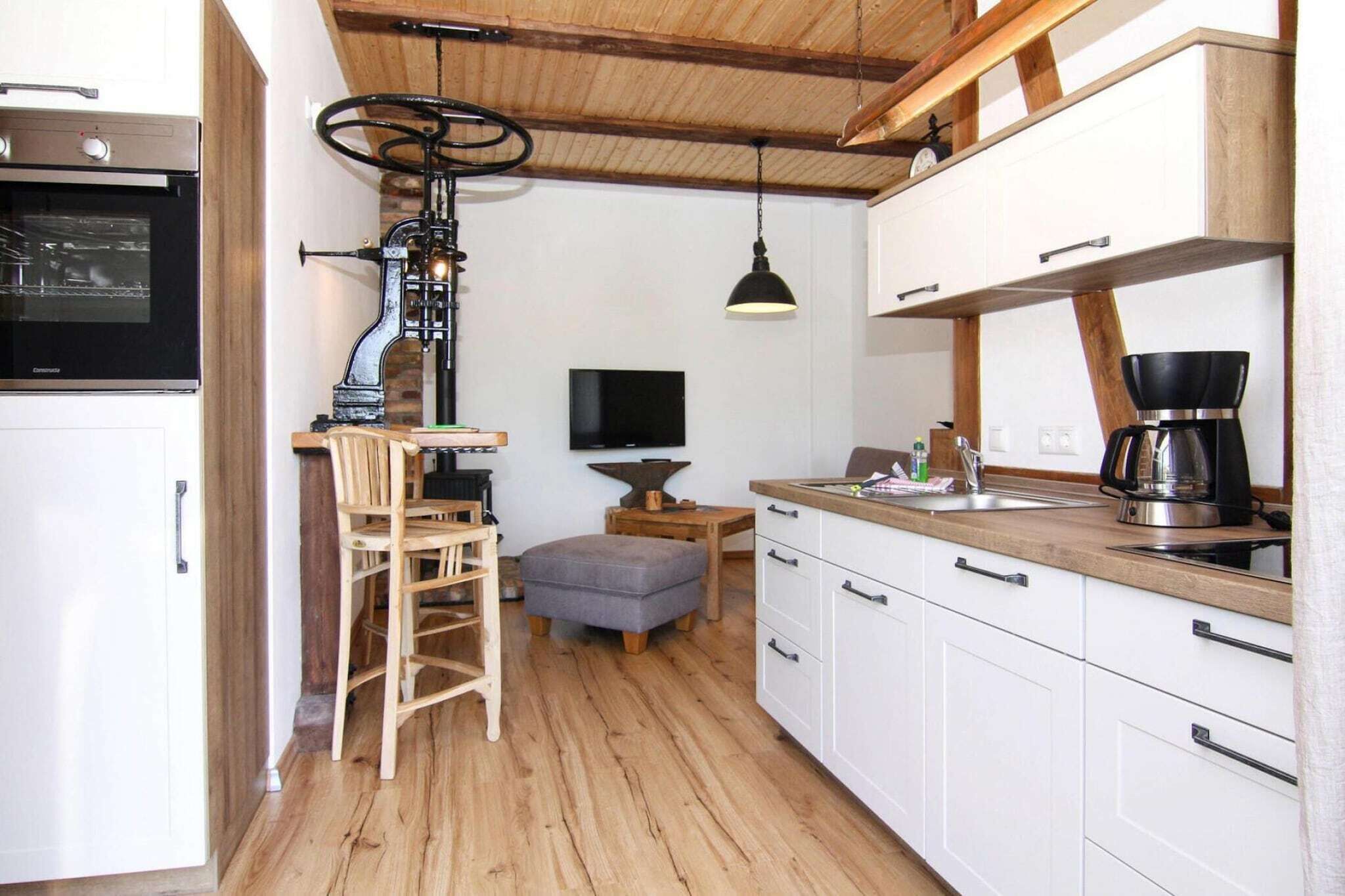 Frigorífic, forn, placa de cuina i rentaplats 