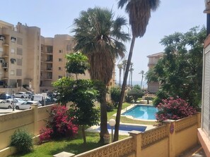 Pool - Beachfront Apartment with Pool & Tennis in Playamar (Torremolinos)