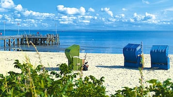 Vlak bij het strand