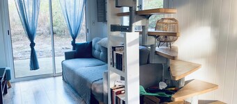 Naturist chalet at La Jenny, at the foot of the ocean 