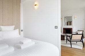 1 chambre, lit parapluie, Wi-Fi, draps fournis