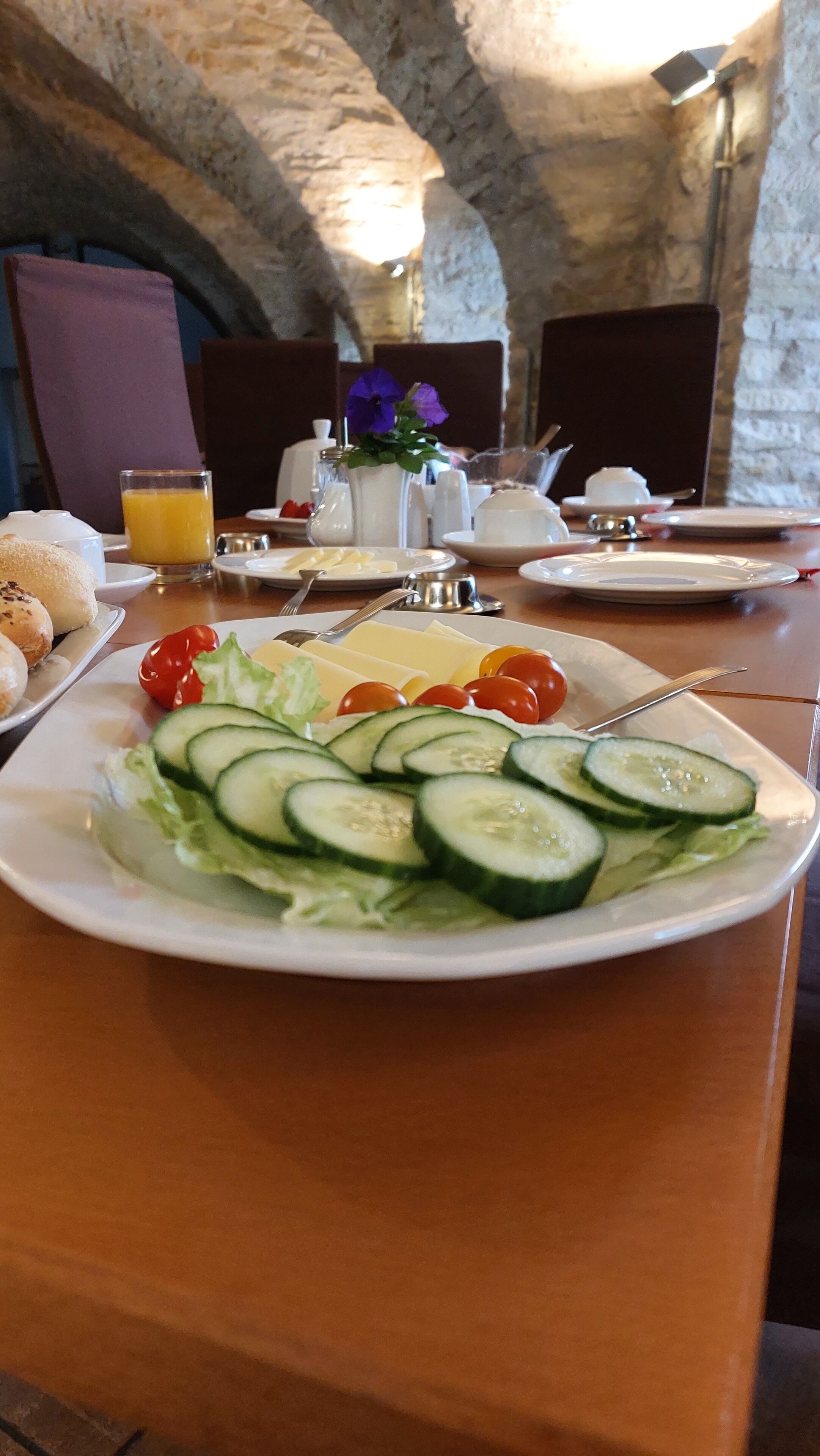 Tägliches nach Wunsch zubereitetes Frühstück (9.00 EUR pro Person)