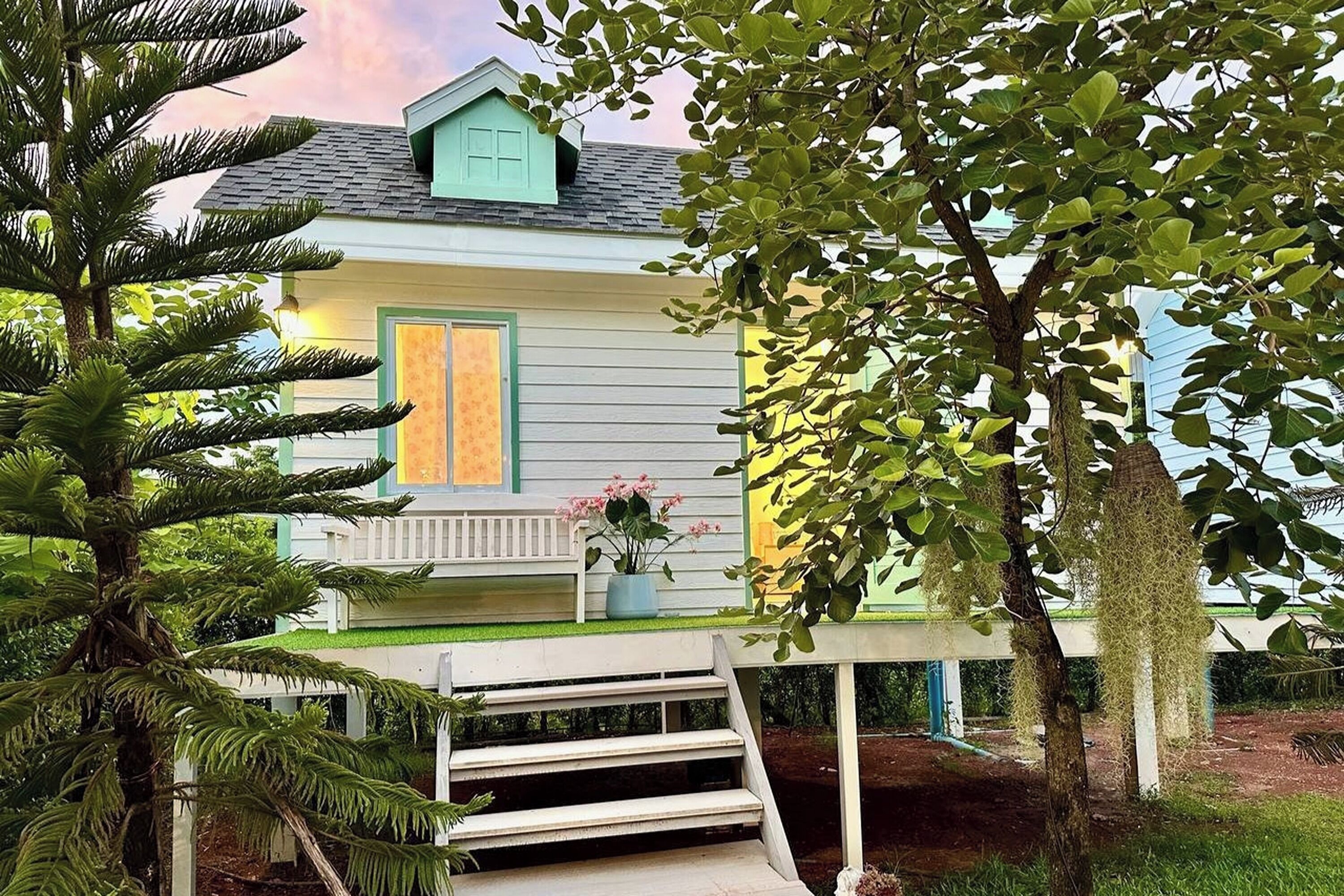 ด้านหน้าที่พัก