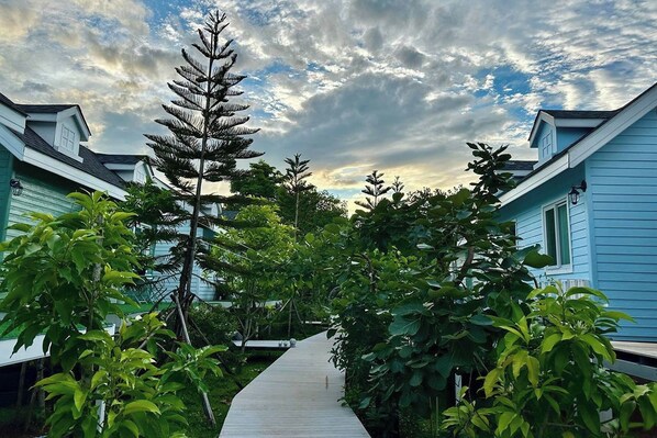 Fachada de la propiedad