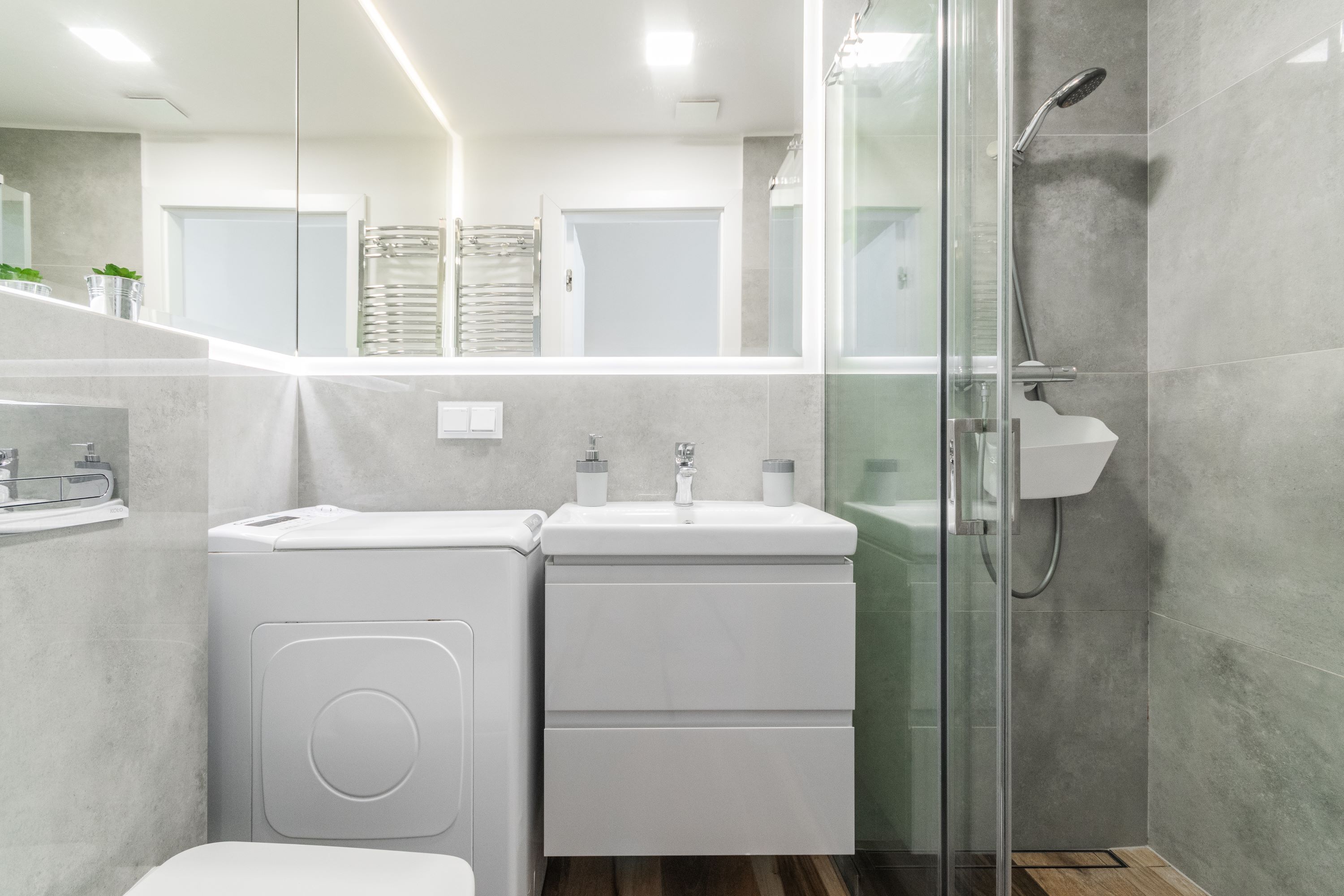 Comfort Apartment, Balcony | Bathroom | Hair dryer, towels
