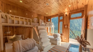 4-Bed Mixed Dorm with Shared Balcony