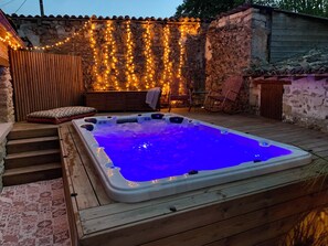 Idromassaggio all'aperto