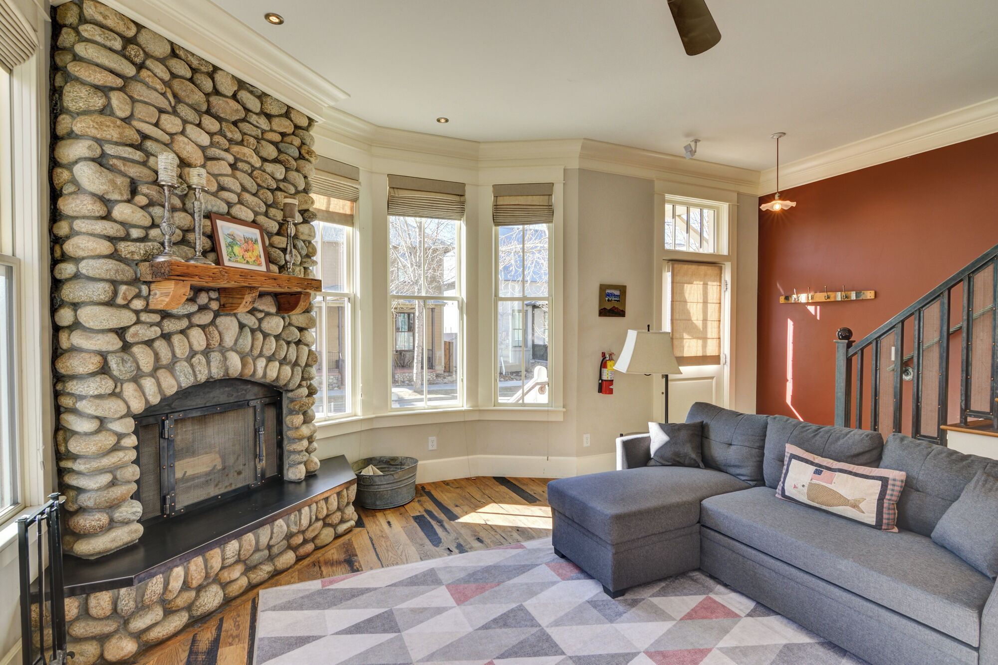 This sophisticated 2-bedroom, 2.5-bathroom townhome sleeps up to 6 guests