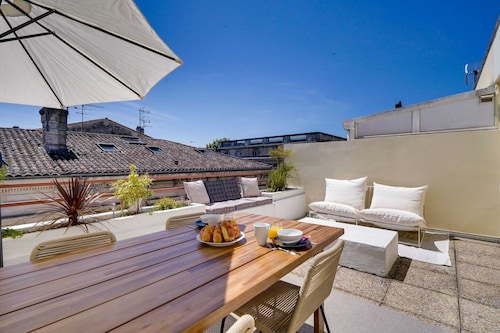 Appartement central - Toit-terrasse