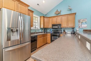 Fridge, microwave, oven, stovetop - 242 Georges Bay Road (Whole) located in Bermuda Bay. (Murrells Inlet)
