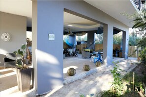 Family House, Multiple Bedrooms, 2 Bathrooms (Captain's Spacious House Near The) | Terrace/patio