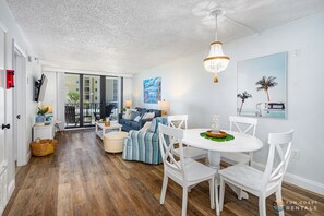 Interior - Ocean View Balcony just STEPS to the Beach with Pool, Parking and Wi-Fi! (New Smyrna Beach)