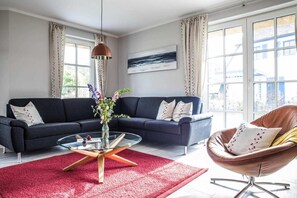 Smart TV, fireplace, DVD player - Ferienhaus, Fuhlendorf (Fuhlendorf)