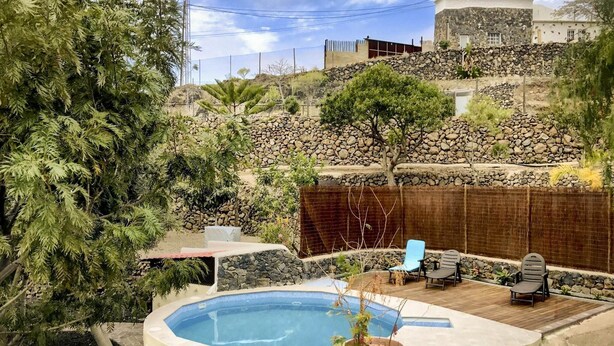 Pool - Tenerife Coastal Vacation Home for 3 (Malpais de Candelaria)