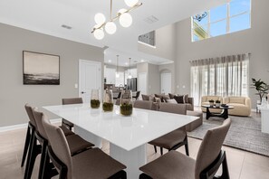 Dining - Last Minute Disney! Private Pool, Hot Tub, Game Room & Themed Bedrooms. Book Now! #104363 (Orlando)