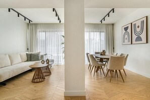 Living area - Urban Height Suite 2 Bedroom Apartment (Agios Nikolaos)