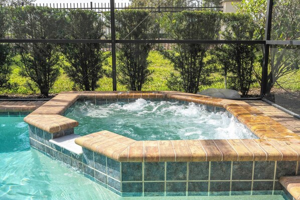 Una piscina climatizada