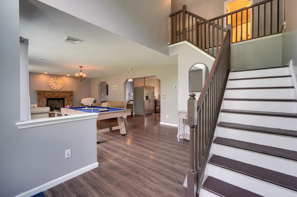 1 Mi to Lakes: Family Pocono Home w/ Fire Pits!