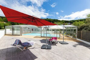 Pool - Chalet Oihana Avec vue sur la Campagne Basque et Piscine (Hasparren)