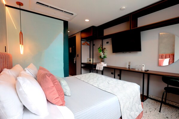 Chambre Simple Ville | 1 chambre, literie de qualité supérieure, couette en duvet d'oie