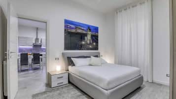 1 slaapkamer, een strijkplank/strijkijzer, gratis wifi, beddengoed