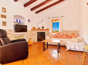 TV, books - Cortijo Urdiales in Frigiliana (Frigiliana)