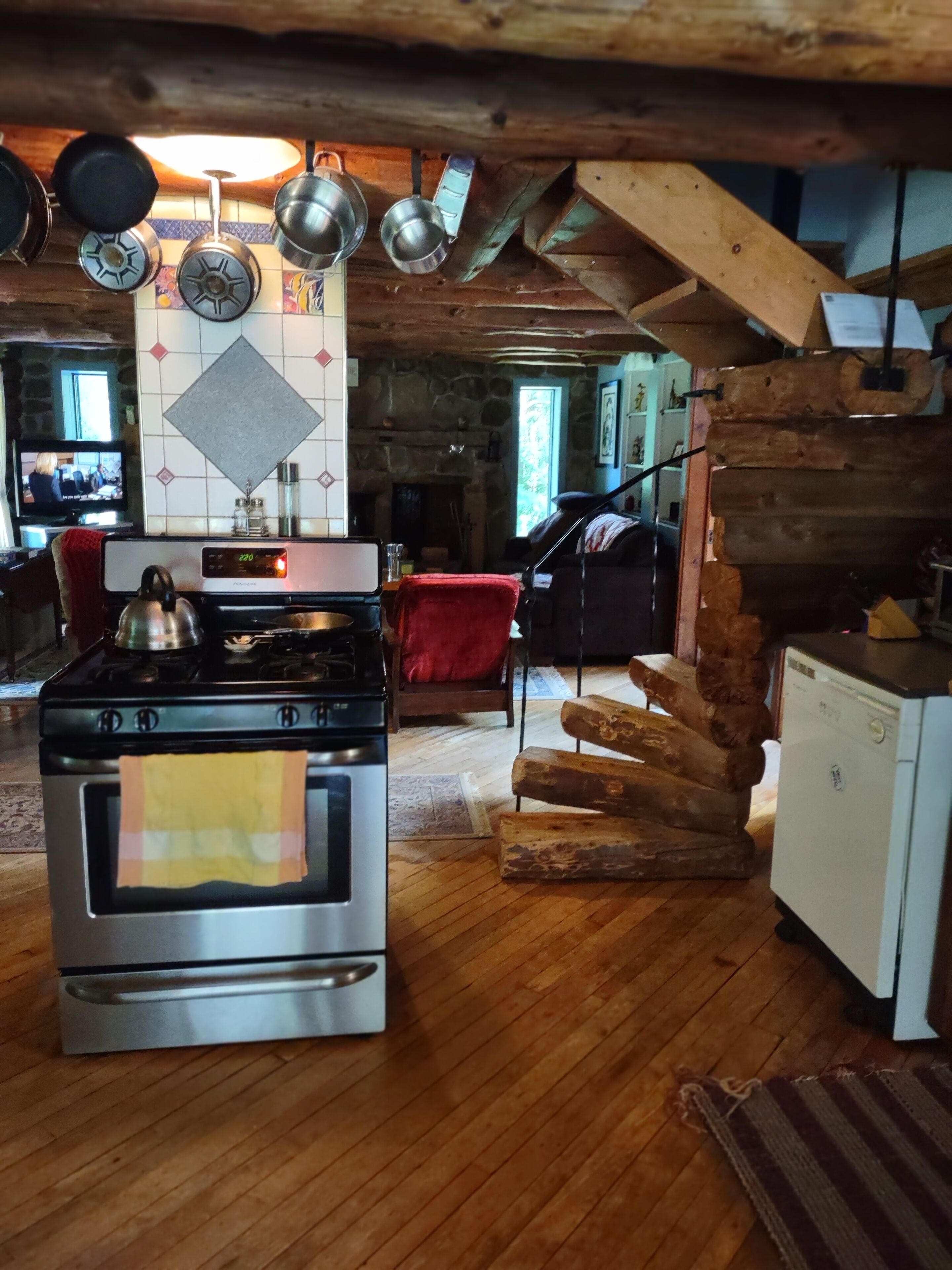 Cozy, rustic log cabin situated in the foothills of the Adirondack Mountains.