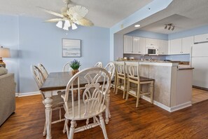 Dining - Ashworth 1308 (3-Bedroom Condo) with Pool and Beach view by RedAwning (North Myrtle Beach)