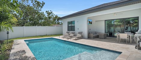 Außenpool, beheizter Pool