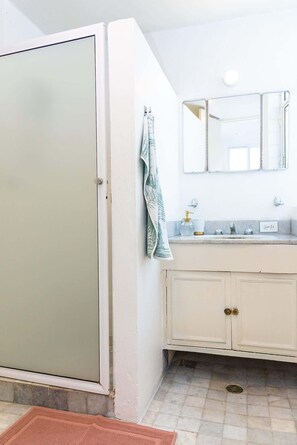 Shower, hair dryer, towels, shampoo - Location, location, location: central apt, Condesa (Ciudad de México)